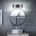 Matte Black Modern Bathroom Vanity Light LED Wall Lighting Fixtures