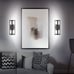 Matte Black Modern Bathroom Vanity Light LED Wall Lighting Fixtures