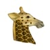 Vintage Tonala Paper Mache Giraffe Wall Hanging Mexican Folk Art Signed 15”