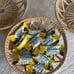 FOUR 6 boho handmade rattan baskets