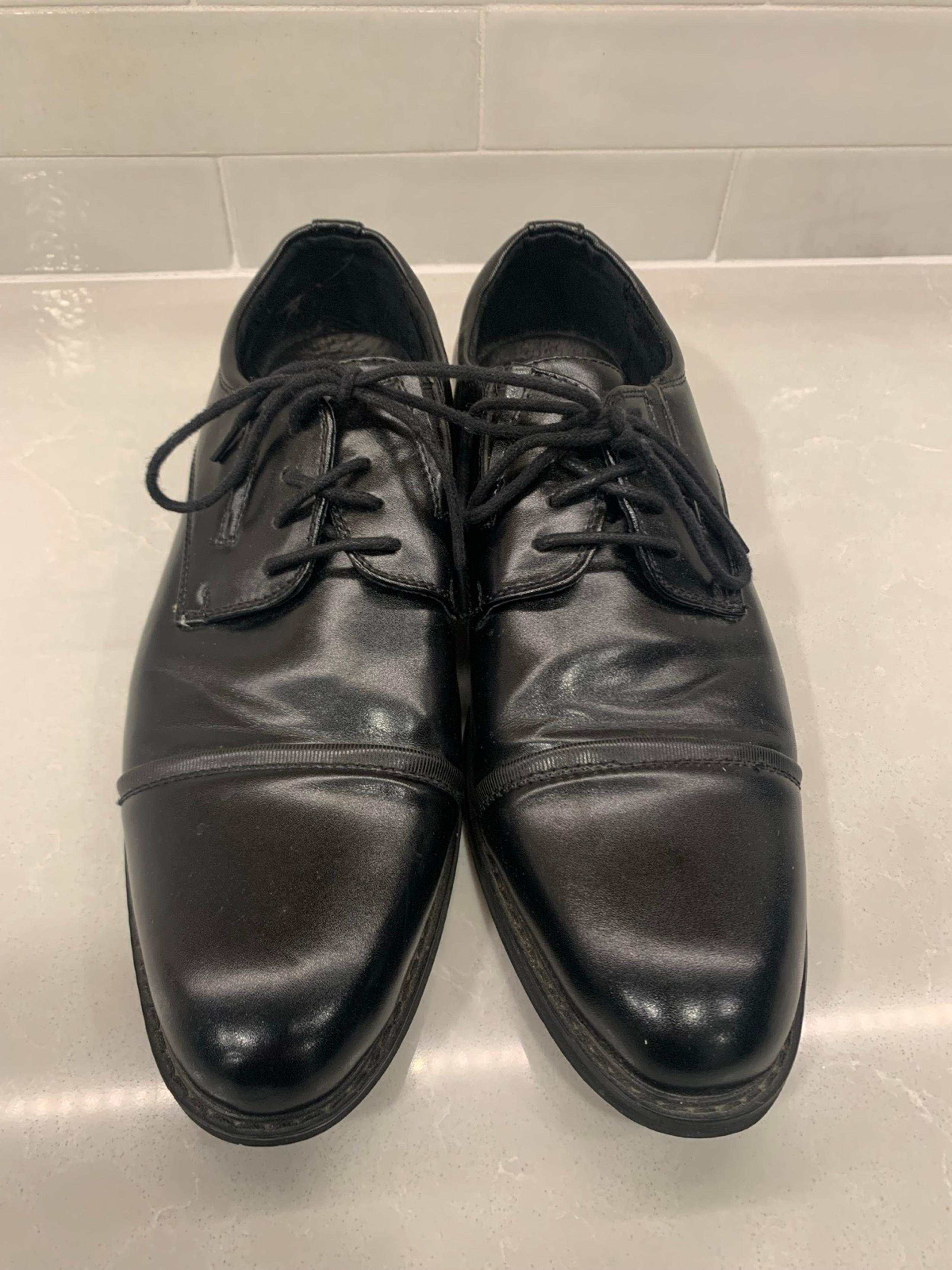 Adolfo Mens Black Dress Shoes 8.5