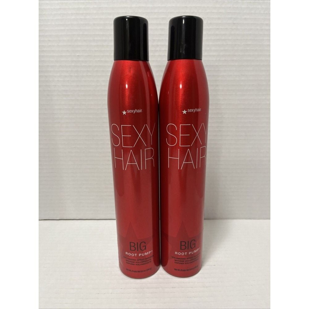 SexyHair Big Root Pump Volumizing Spray Mousse 10 oz Each Lot Of 2