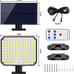 2-Pack Solar Lights Outdoor, 118 LED Solar Motion Sensor Flood Lights w/ Remote