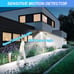 2-Pack Solar Lights Outdoor, 118 LED Solar Motion Sensor Flood Lights w/ Remote