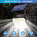 2-Pack Solar Lights Outdoor, 118 LED Solar Motion Sensor Flood Lights w/ Remote