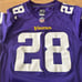 Nike Vikings Peterson NFL Jersey Men's Sz Small