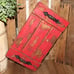 NEW Large Rustic 18 Distressed Red Farmhouse Wood Centerpiece Decor Tray