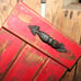 NEW Large Rustic 18 Distressed Red Farmhouse Wood Centerpiece Decor Tray