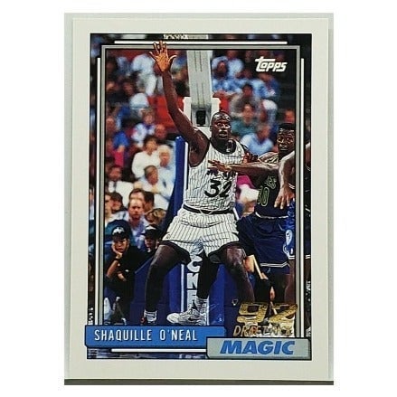 SHAQUILLE O'NEAL ROOKIE 1992 TOPPS SHAQ