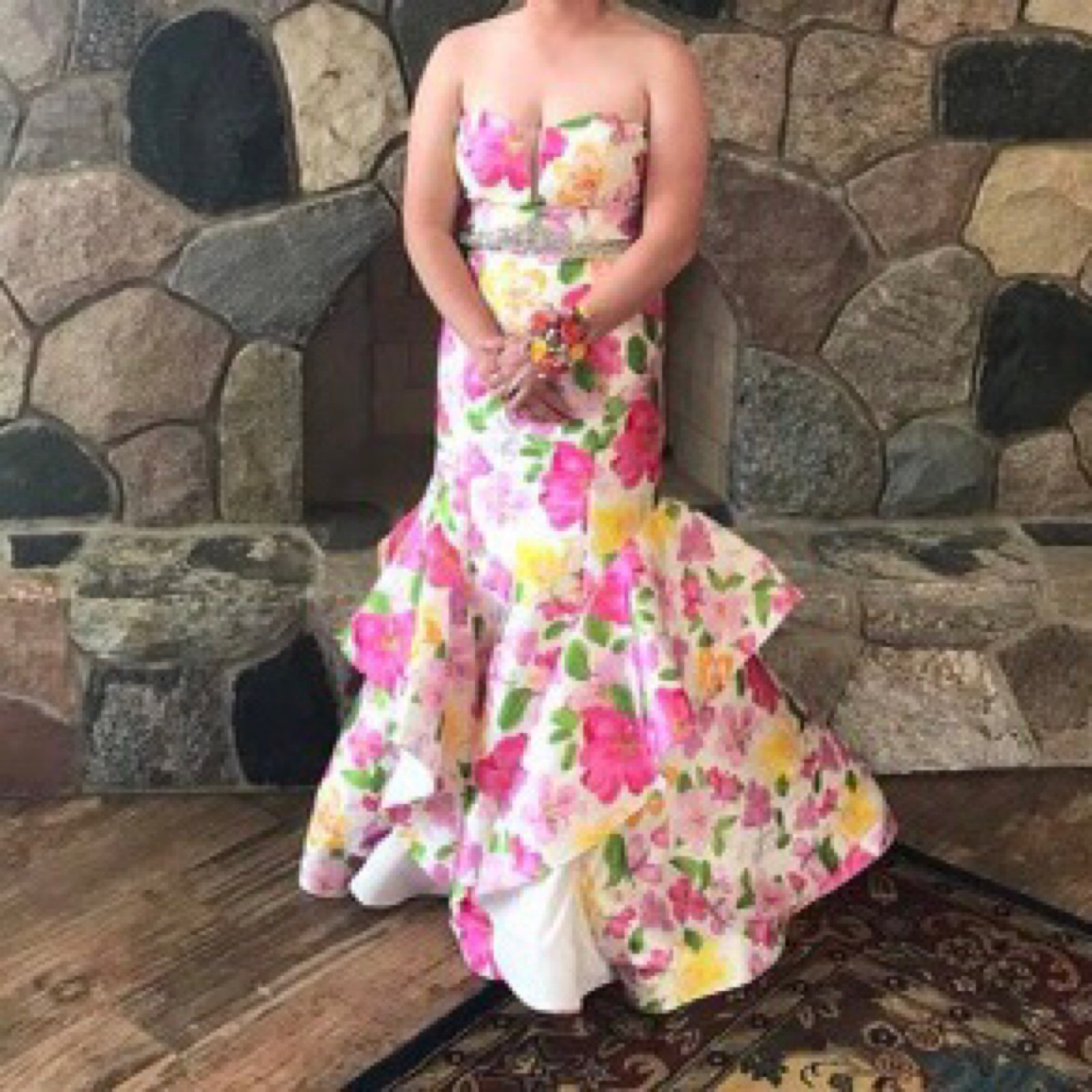 Floral Prom Dress Size 12