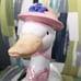 WCL Lady Goose Duck Ceramic Cookie Jar With Hat Farmhouse Cottage Core Canister