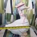 WCL Lady Goose Duck Ceramic Cookie Jar With Hat Farmhouse Cottage Core Canister