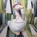 WCL Lady Goose Duck Ceramic Cookie Jar With Hat Farmhouse Cottage Core Canister