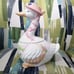 WCL Lady Goose Duck Ceramic Cookie Jar With Hat Farmhouse Cottage Core Canister