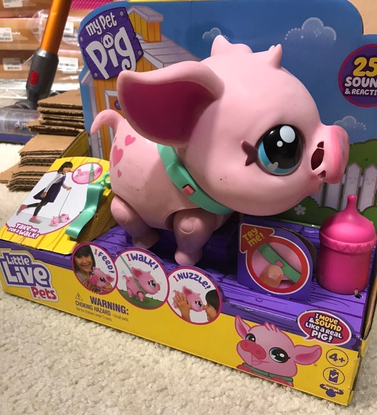 Little live my pet pig piggy read description