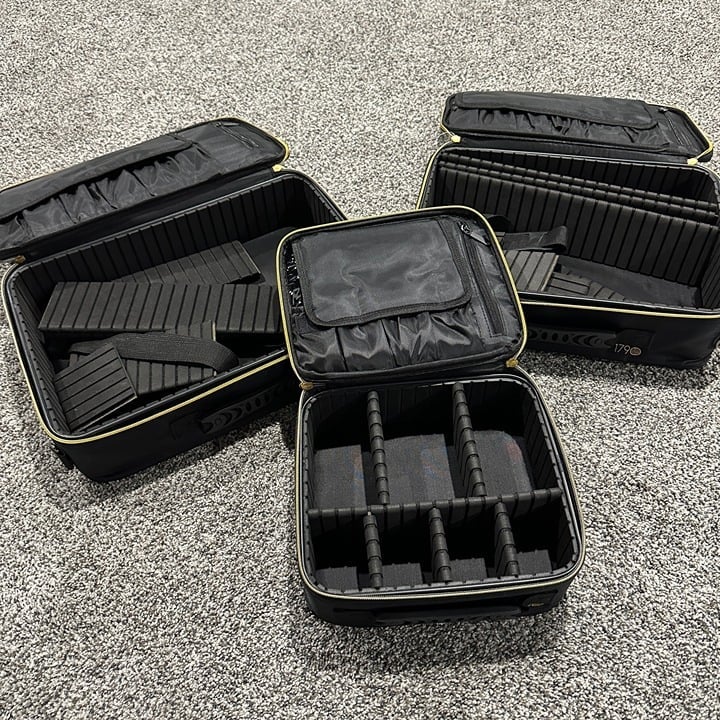 Set of 3! NEW Small, Medium & Large Makeup Organizers, Travel Cosmetic Bags