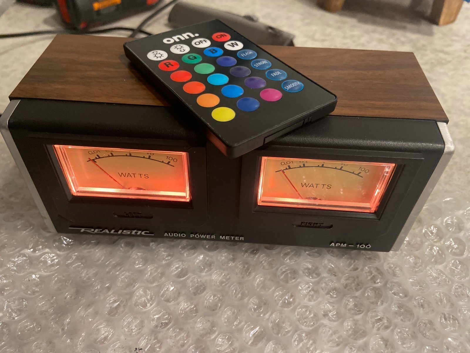 Realistic APM-100 Audio Power Meter (Modified) & Speaker Switch