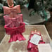 Rachel Zoe Coquette Pink Bow Candle Holders set of 2