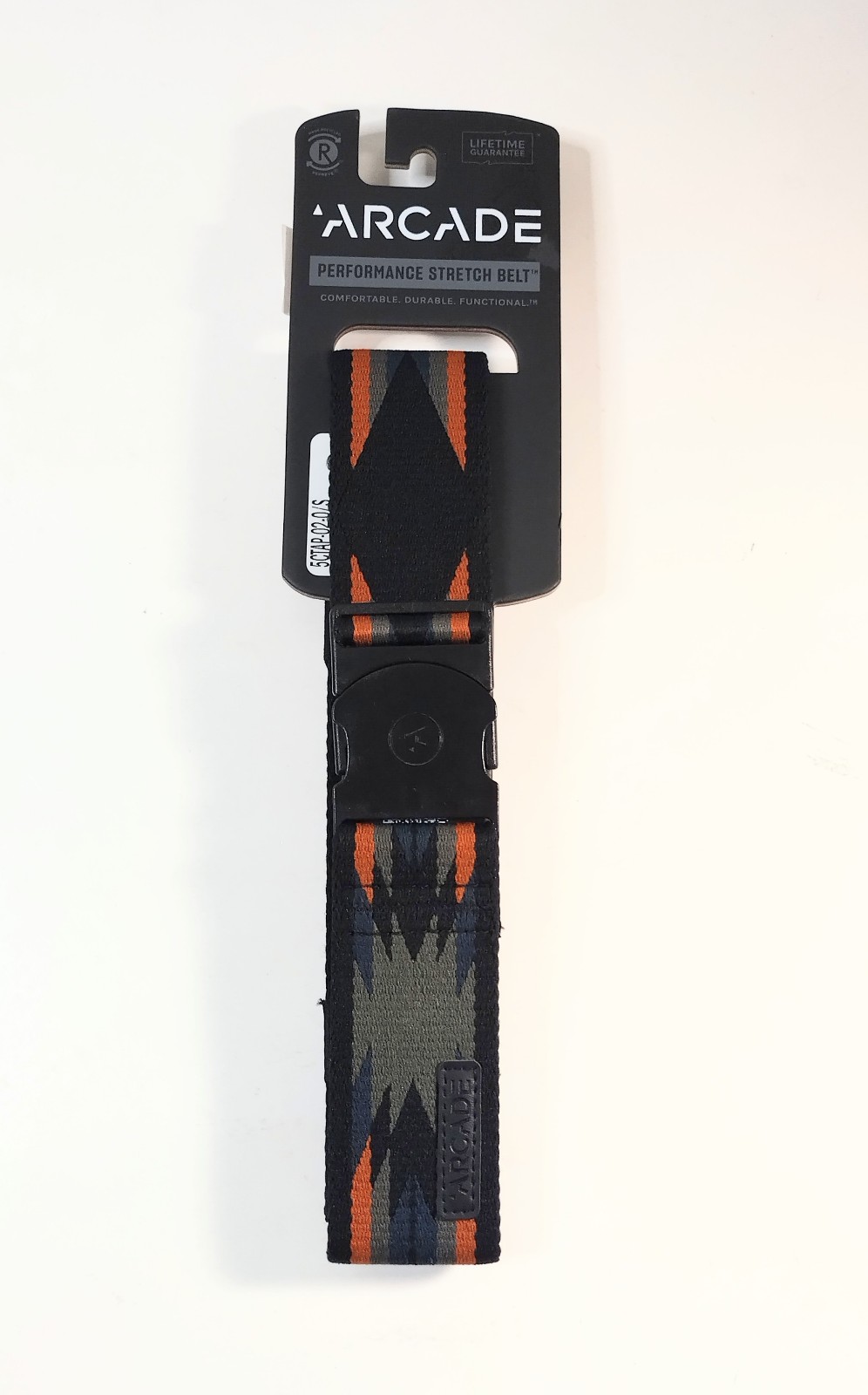 Arcade Performance Stretch Belt Color: Black Ironwood One Size for All