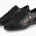 Mephisto Camilia Nubuk Leather Sneakers Black - 6