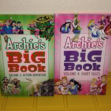 ARCHIE'S BIG BOOK VOLUME 4: FAIRY TALES VOLUME 5: ACTION ADVENTURE NEW