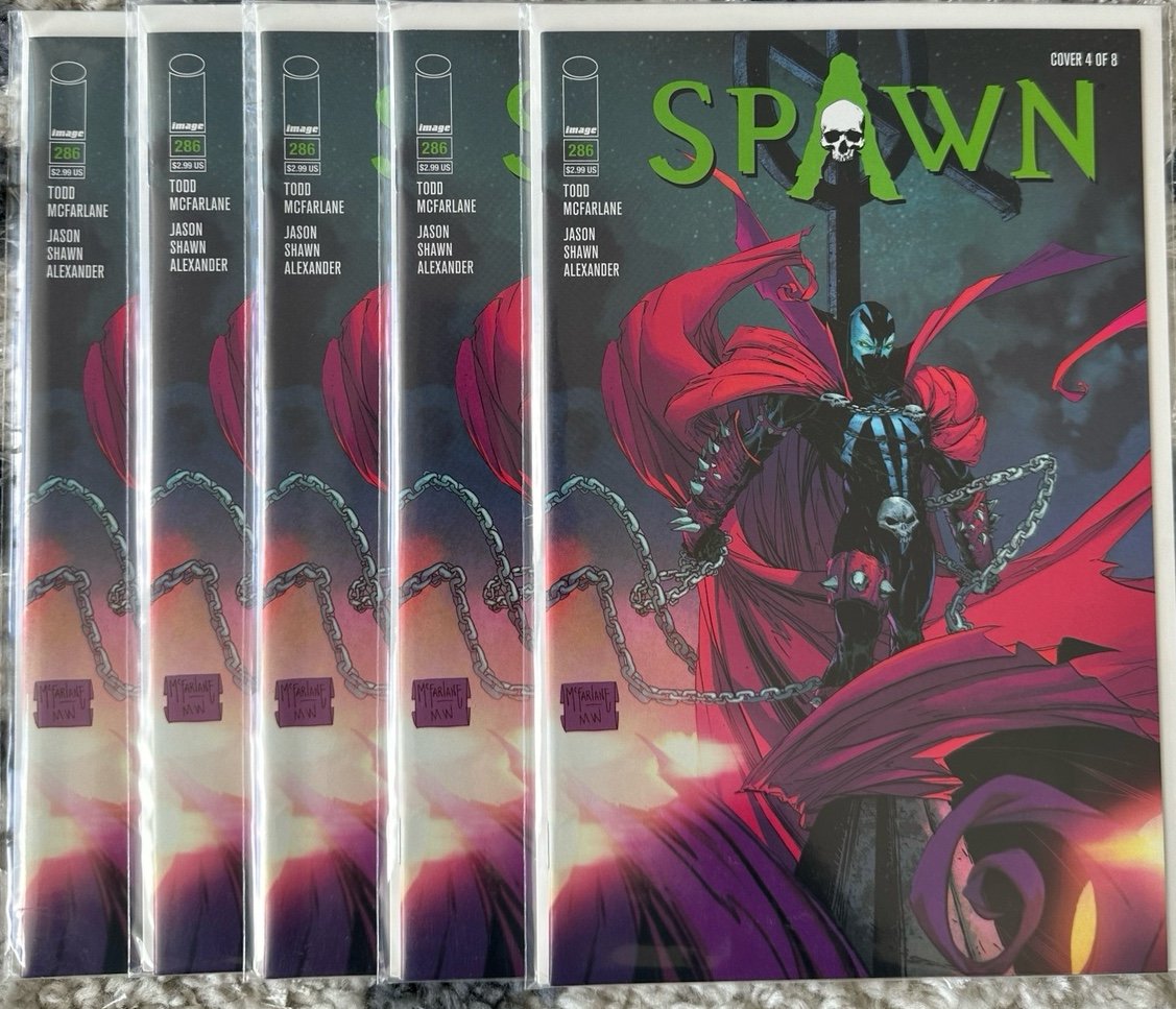 Spawn #286 Cover 4 Variant Image Comics Todd McFarlane Jason Shawn Alexander NM