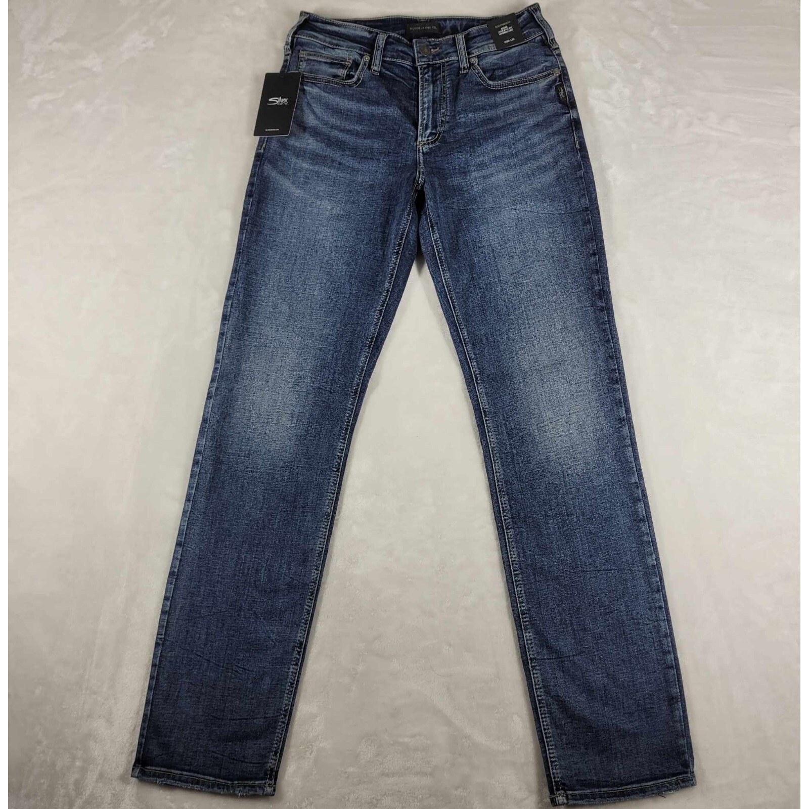 Silver Jeans Men's 30x32 Blue Denim Eddie Athletic Fit Tapered Leg NWT
