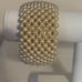 Beautiful Pearl Wide Cuff Bracelet in Gold Tone for any occasion