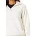 The North Face Campshire Fleece Half Zip Hoodie Gardenia White Gravel Medium