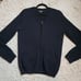 APC Sweater Full Zip Front Rue Madame Paris Size Small S Long Sleeve Wool Winter