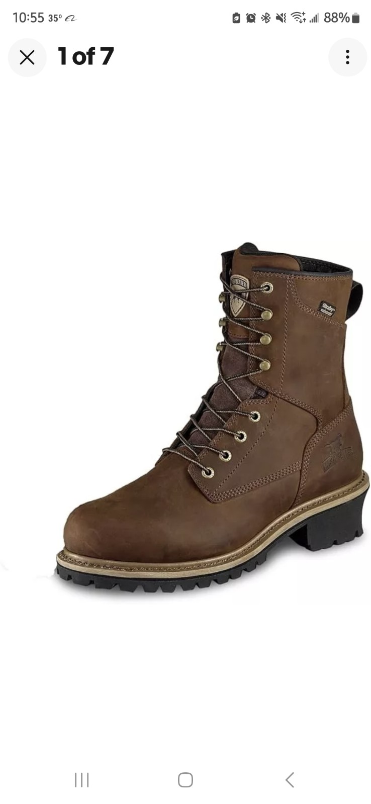 Red Wing Irish Setter Men's Work 8 MESABI SAFETY TOE 83844 WATERPROOF SZ 14 NIB