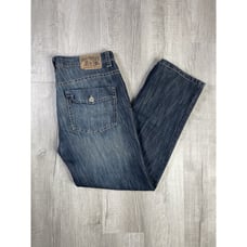 SouthPole Mens 40x32 Jeans Embroidered Flap Pocket Wide Baggy Punk Y2K Denim R