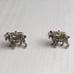 Vintage Gold Tone Irish Setter Dog Lover Mens Event Formal Cufflinks Cuff Links
