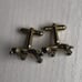 Vintage Gold Tone Irish Setter Dog Lover Mens Event Formal Cufflinks Cuff Links