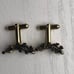 Vintage Gold Tone Irish Setter Dog Lover Mens Event Formal Cufflinks Cuff Links
