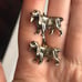 Vintage Gold Tone Irish Setter Dog Lover Mens Event Formal Cufflinks Cuff Links
