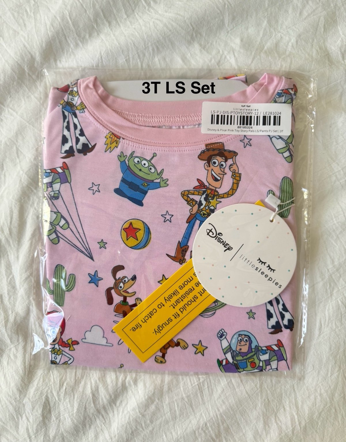 Little Sleepies Pink Toy Story PJ Set | 3T