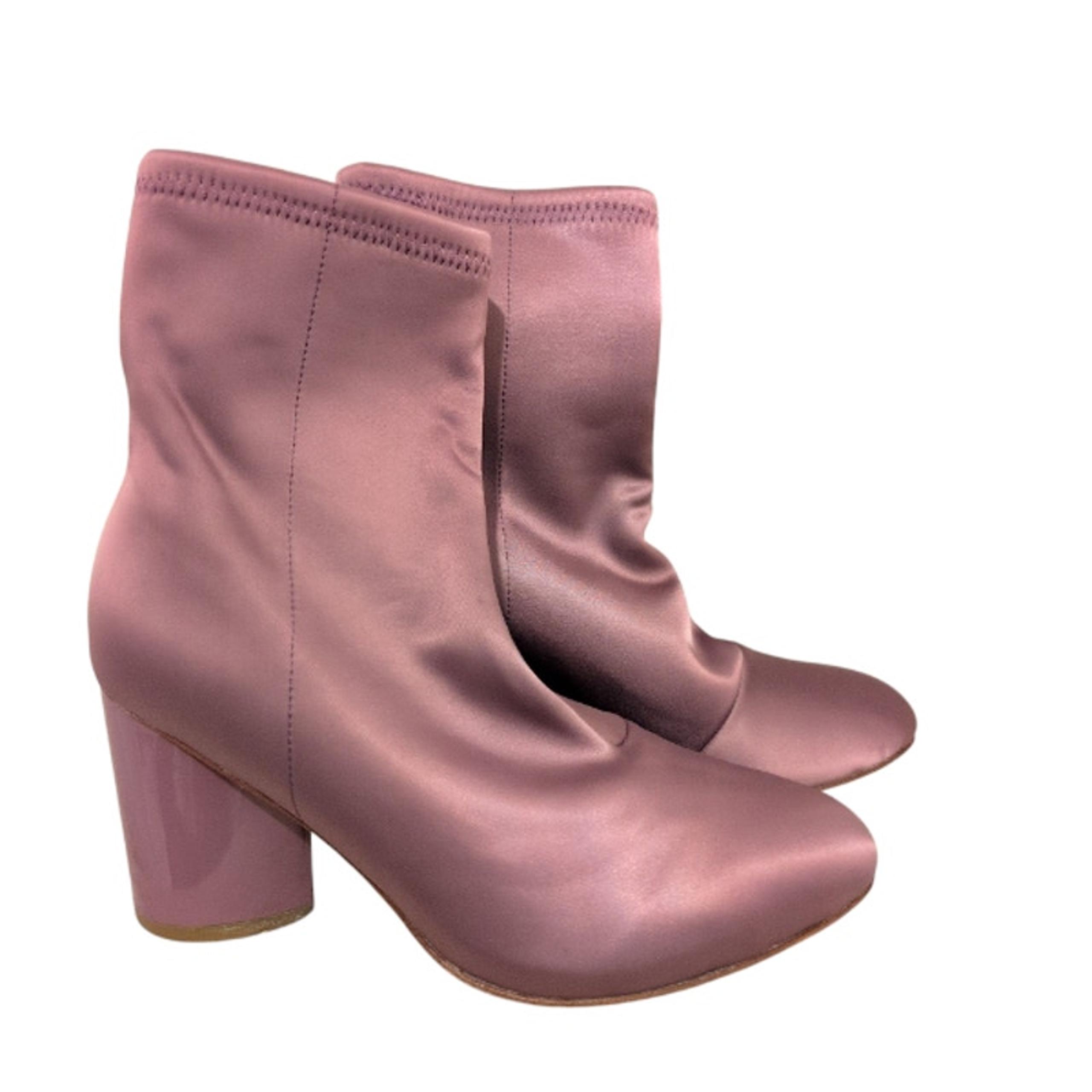 NWOB Opening Ceremony stretchy Satin Rose Mauve Dylan Boots size 36 US 6 $395
