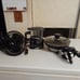 Skillet, water boiler, and fan for a veh