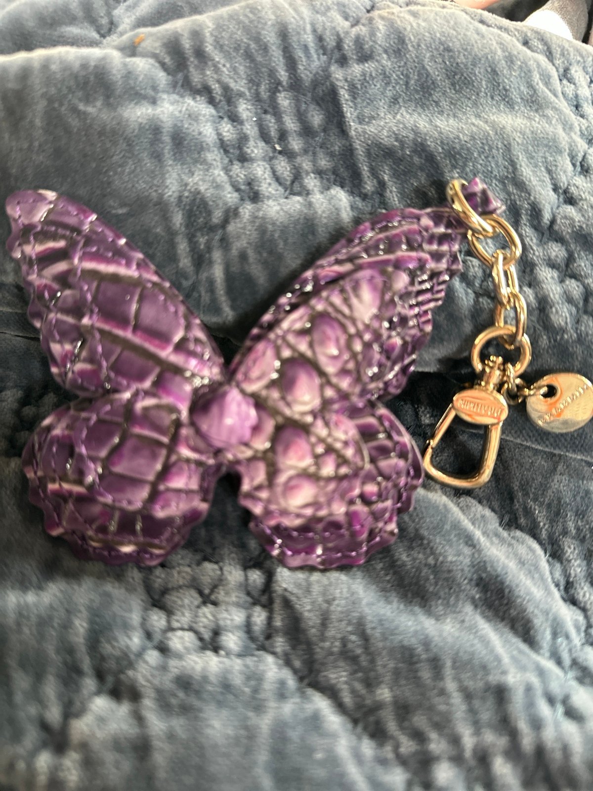 EUC PURPLE BRAHMIN BUTTERFLY