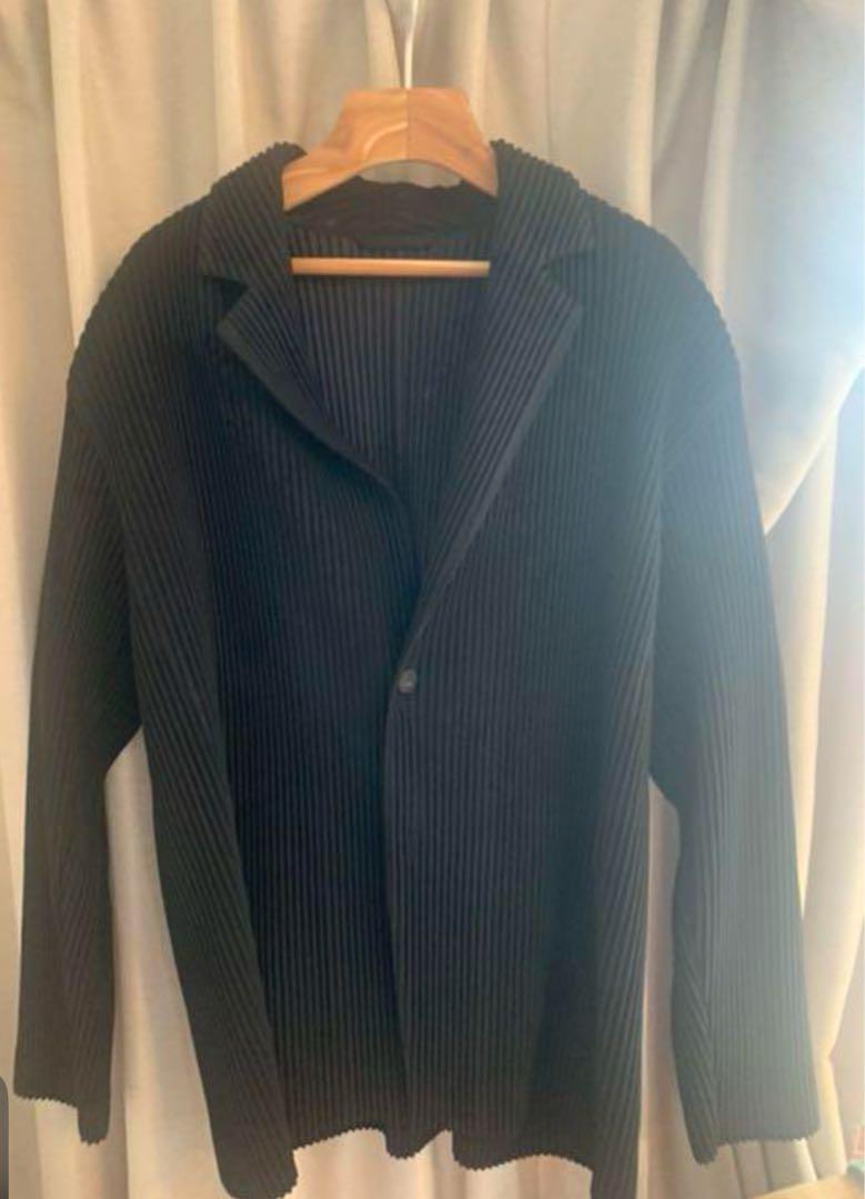 HOMME PLISSE ISSEY MIYAKE ジャケットBLK 4 XL