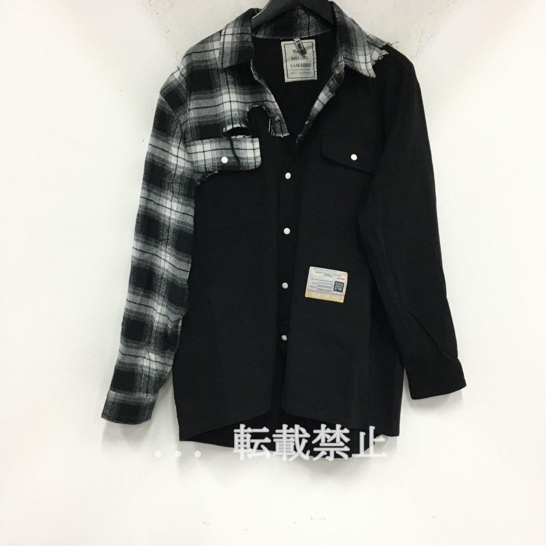 Maison Mihara Yasuhiro Hirf Broken Shirt Check Shirt