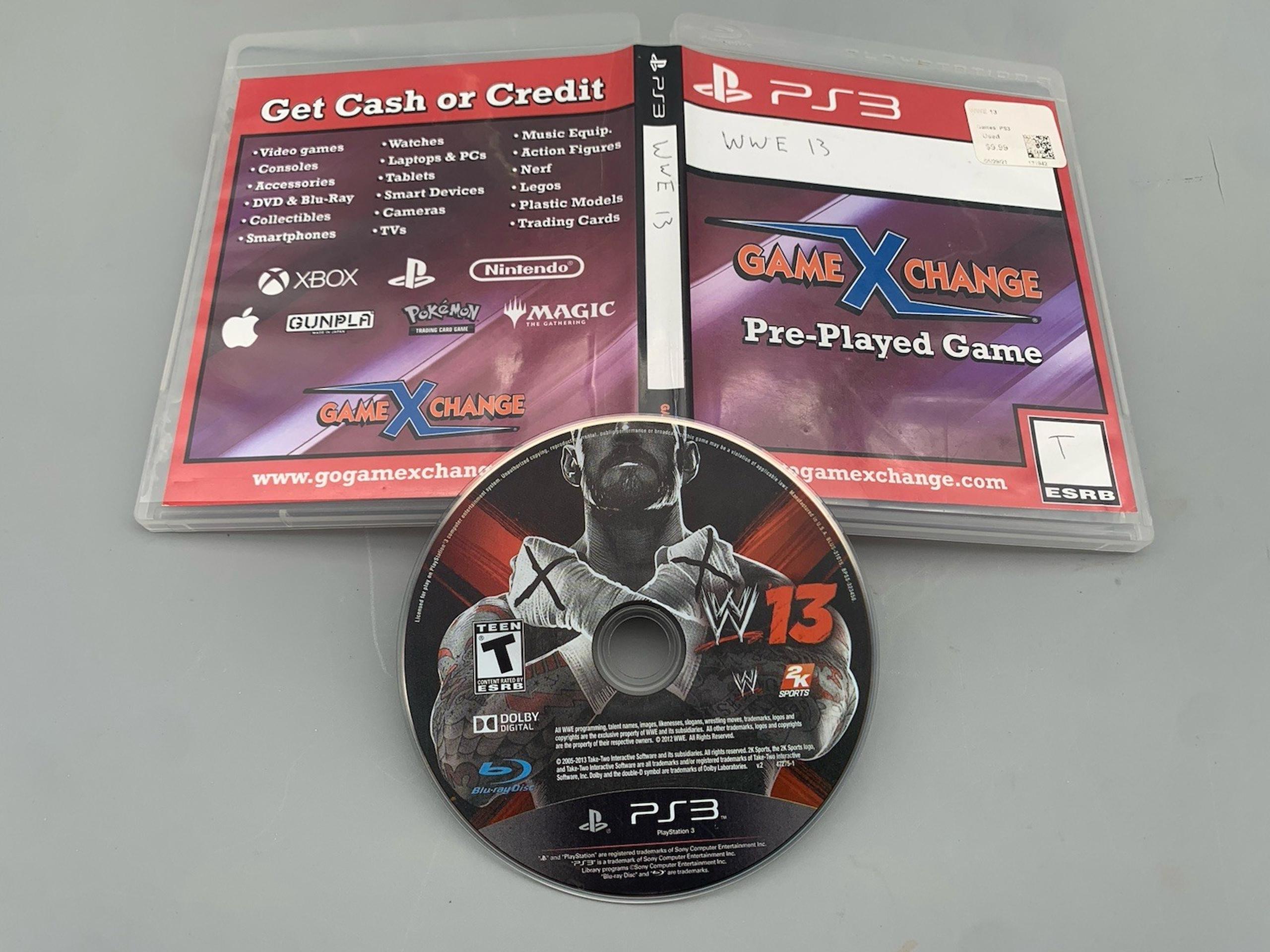 WWE '13 (Sony PlayStation 3, 2012) PS3 Wrestling Disc Only Tested