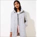 Loft Boucle Funnel Neck Wool Coat - Size XL
