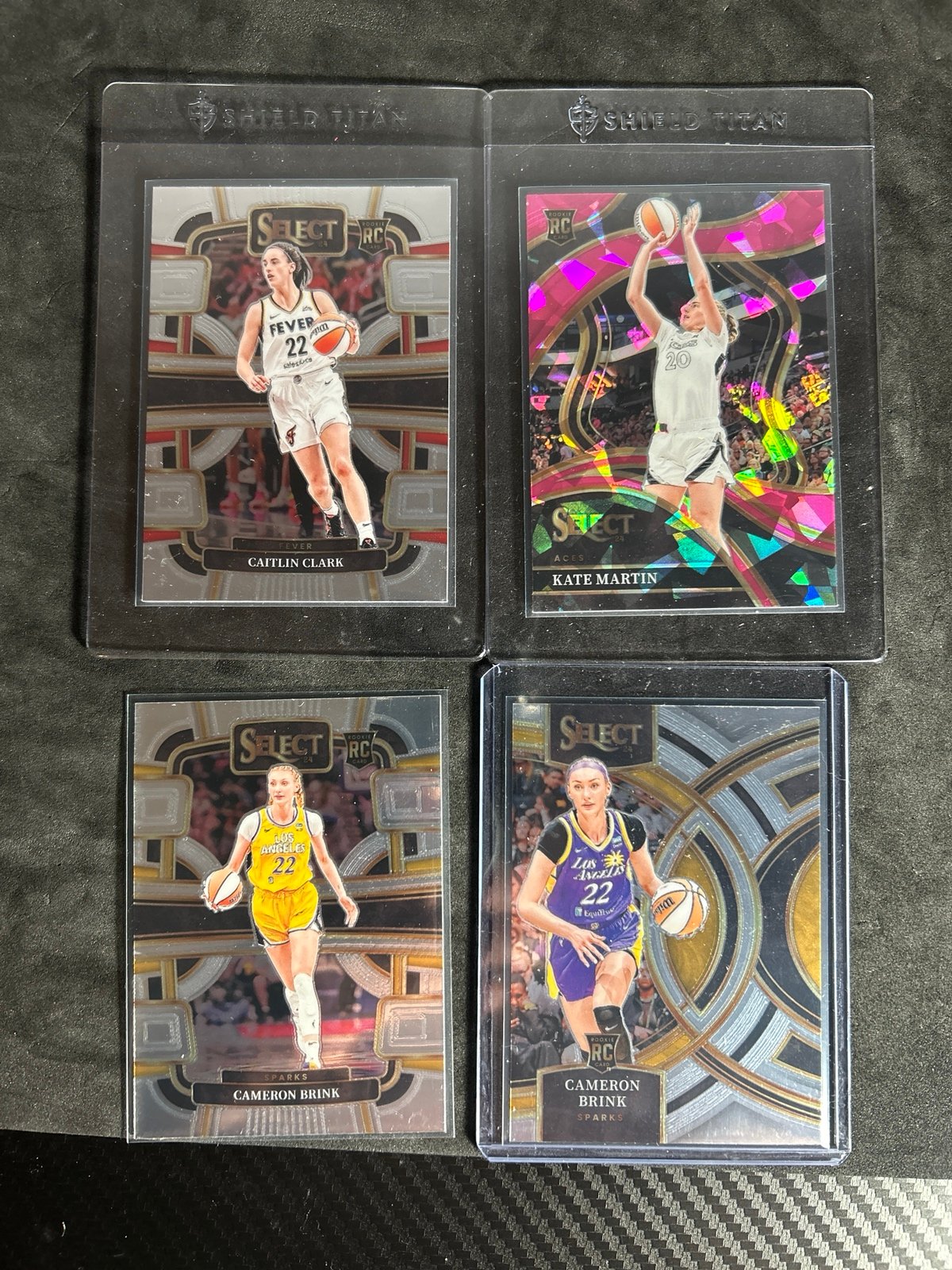 Caitlin Clark rc lot Kate Martin pink ice