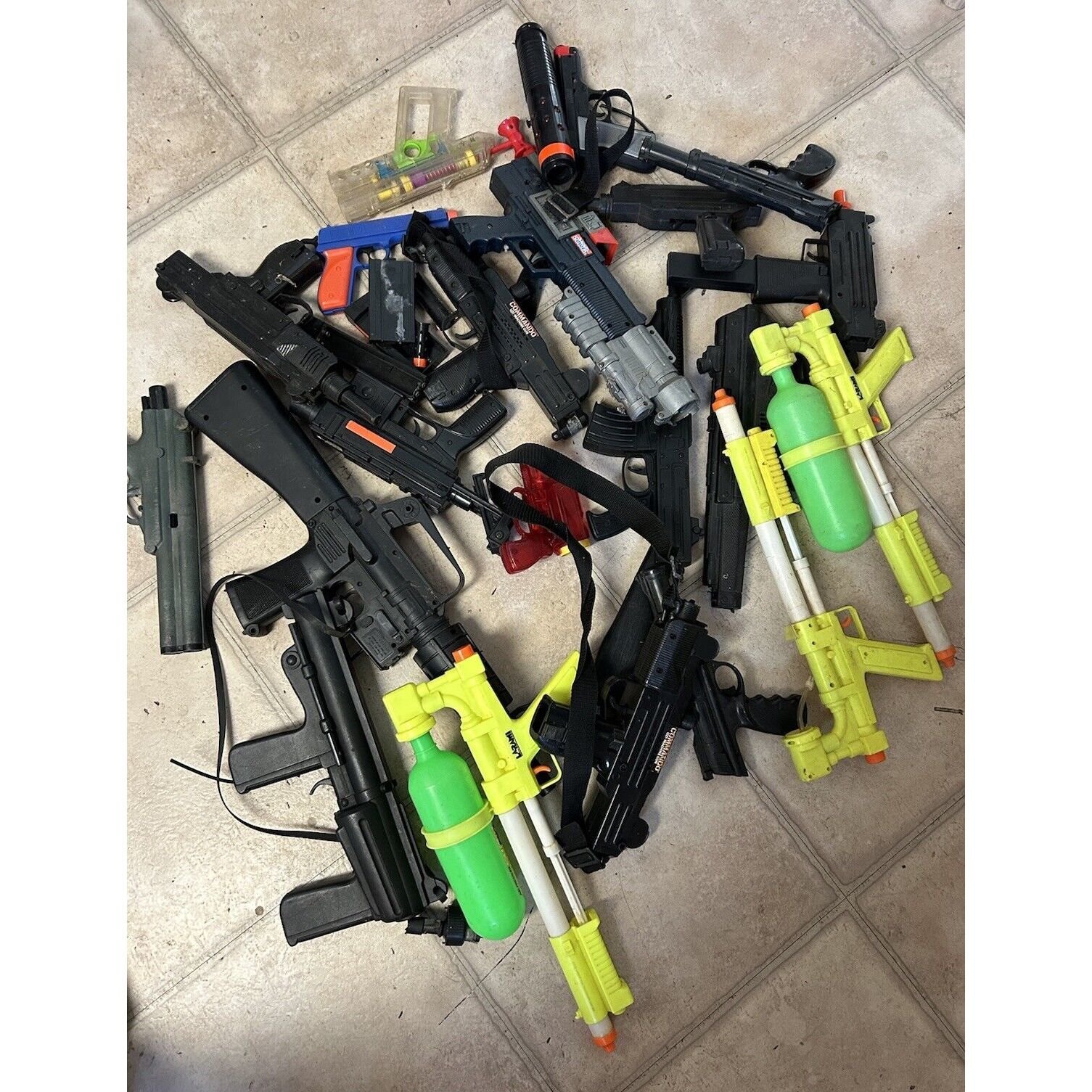 Vintage Toy Guns Lot For Repair Or Parts