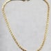 14k yellow Italian gold bracelet 7” w/spring clasp