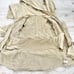Prairie Underground Tiered Layered Zip Front Hoodie | Khaki Size Medium