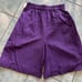 VTG 80s Dark Purple Wool Bermuda High Waisted Shorts NWT Good condition Size 10