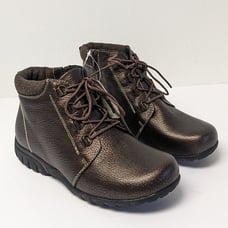 Propet Delaney Ankle Boots, Bronze, Womens 6 XX-Wide (4E)